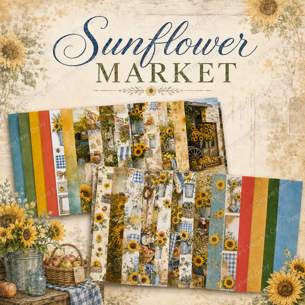 Watermarked preview of the Sunflower Market collection